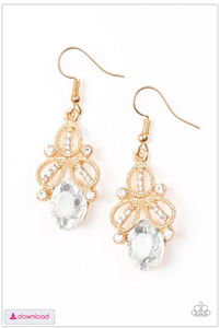 A CROWN Pleaser - Gold Earrings
