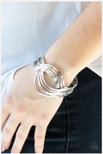 Load image into Gallery viewer, Curvaceous Curves Silver Bracelet