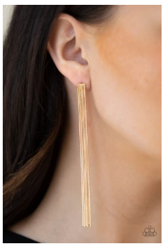 Head to Toe Dazzle - Gold - Earrings