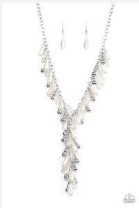 Dripping With Diva-ttitude White Necklace