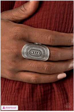 Dotted Decor - Silver Ring