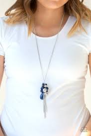 Its A Celebration Necklace - Blue