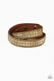 Rock Band Refinement - Brass Bracelet