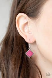 Feeling Inde-PENDANT - Pink Necklace