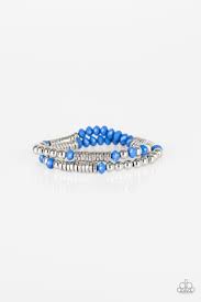 Downright Dressy - Blue Bracelet