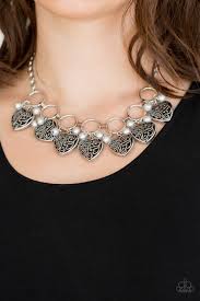 Very Valentine - Silver Necklace