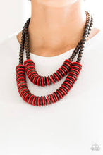 Load image into Gallery viewer, Dominican Disco - Red Necklace