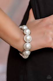 Society Socialite - White Bracelet