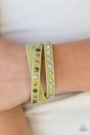 Catwalk Casual - Green Bracelet
