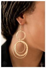 Load image into Gallery viewer, Eclipsed Edge - Gold - Earrings