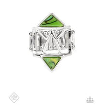 Load image into Gallery viewer, Making Me Edgy - Green Ring
