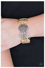 Load image into Gallery viewer, Everyday Elegance - Multi - Gunmetal, Gold and Silver Bracelet
