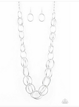 Load image into Gallery viewer, Elegantly Ensnared Silver Necklace