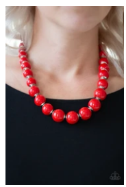 Everyday Eye Candy - Red - Necklace