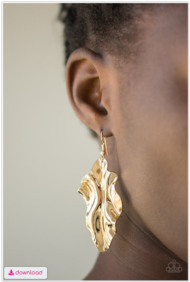 Fall Into Fall - Gold Earrings