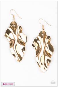 Fall Into Fall - Gold Earrings