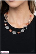 Load image into Gallery viewer, High Fashion Fashionista - Orange Necklace