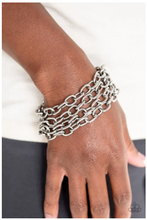 Load image into Gallery viewer, Fast Ball - Silver Bracelet