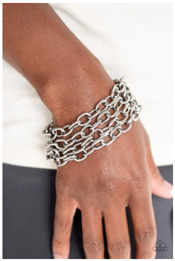 Fast Ball - Silver Bracelet