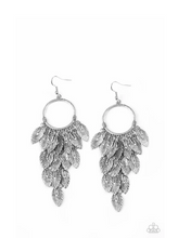 Load image into Gallery viewer, Feather Frenzy - Silver Earrings