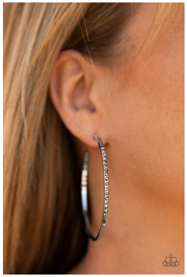 Earrings Make The FIERCE Move - Silver Earrings
