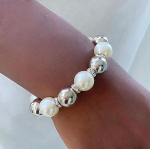 So Not Sorry - White Bracelet