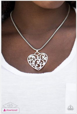 FILIGREE Your Heart With Love - Silver Necklace