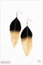 Load image into Gallery viewer, Fleek Feathers - Black Earrings