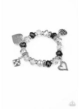 Load image into Gallery viewer, Fabulously Flirty - Black &amp; White Bracelet