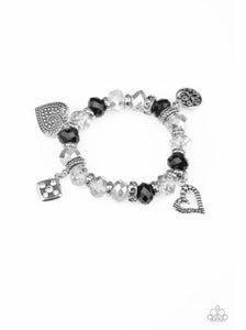 Fabulously Flirty - Black & White Bracelet
