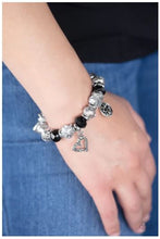 Load image into Gallery viewer, Fabulously Flirty - Black &amp; White Bracelet