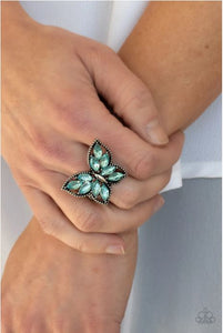 Fluttering Fashionista - blue -  Ring