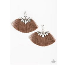 Load image into Gallery viewer, Formal Flair - Brown - Thread/Fringe - Earrings