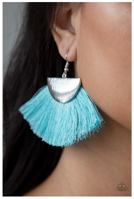 Fox Trap - Blue Earrings