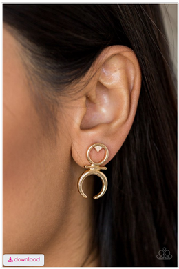 Giza Goddess - Gold Earrings