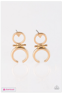 Giza Goddess - Gold Earrings