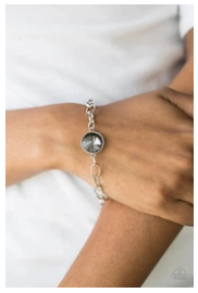 All Aglitter - Silver Bracelet