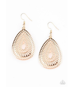 You Look GRATE! - Gold Earrings