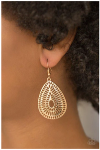 You Look GRATE! - Gold Earrings