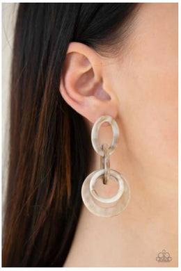 Havana HAUTE Spot - Brown Acrylic Hoop Earrings