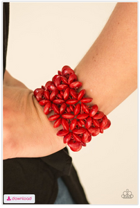 Hawaii Haven - Red Bracelet