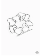 Load image into Gallery viewer, Take Heart - Silver Bracelet