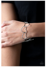 Load image into Gallery viewer, Take Heart - Silver Bracelet