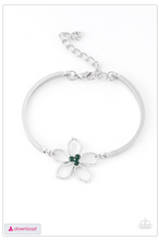 Load image into Gallery viewer, Hibiscus Hipster - Green Bracelet