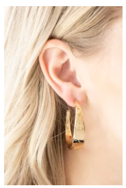 HOOP and Holler - Gold - Large Thick Hoop Earrings