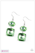 Load image into Gallery viewer, All ICE On Me - Green Earrings