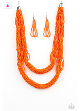 Load image into Gallery viewer, Right As RAINFOREST - Orange Necklace