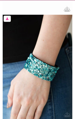 Starry Sequins - Blue