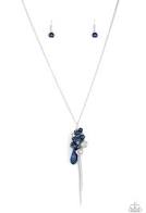 Its A Celebration Necklace - Blue