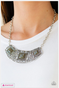 Feeling Inde-PENDANT- Green Necklace
